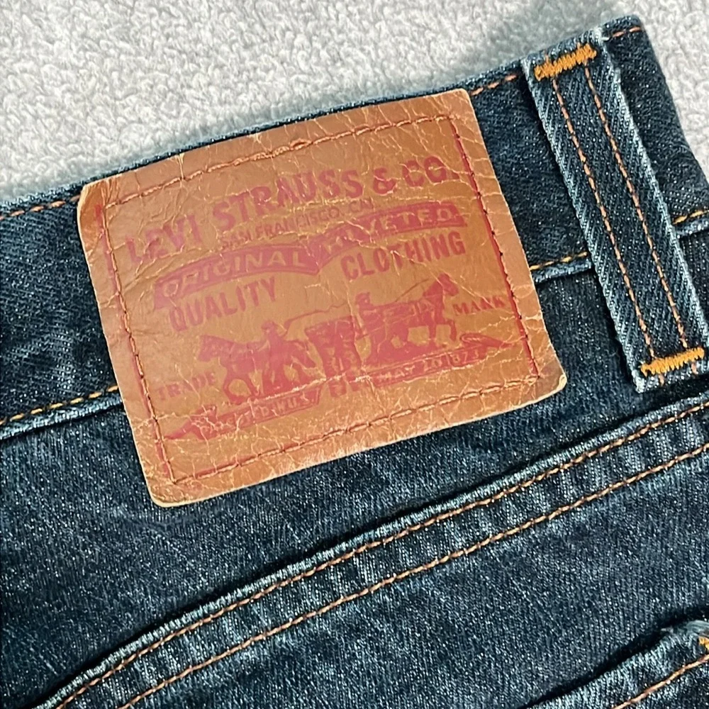 Levis Mens 511 Skinny Denim Cutoff Cuffed Shorts Size 31 Summer Casual Prepp